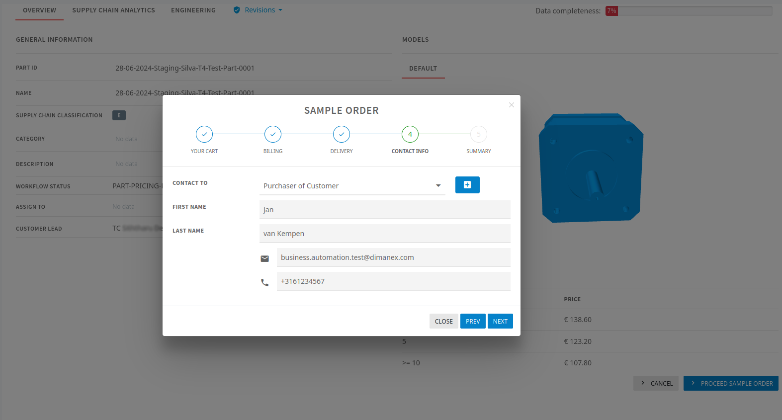 ordering sample 7